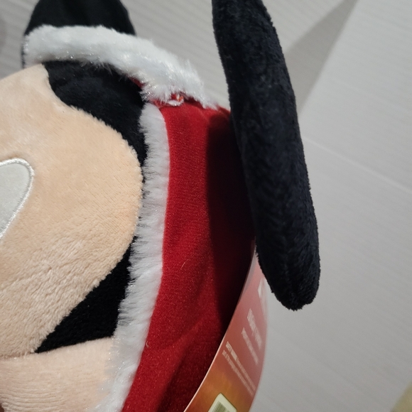 Disney Mickey Mouse Christmas Greeter Size 21" Tall, Scarf, Hat, Gemmy Indust. - Picture 4 of 10